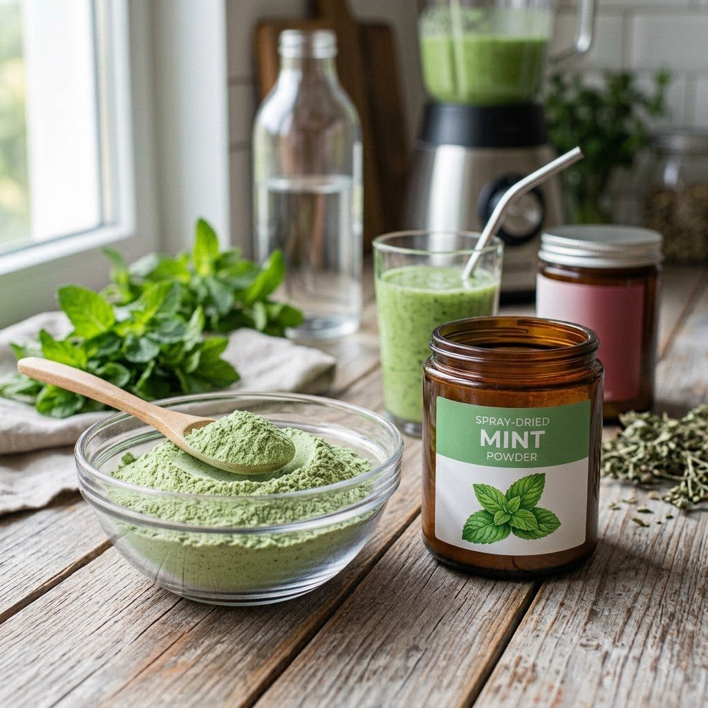 Spray-Dried Mint Powder